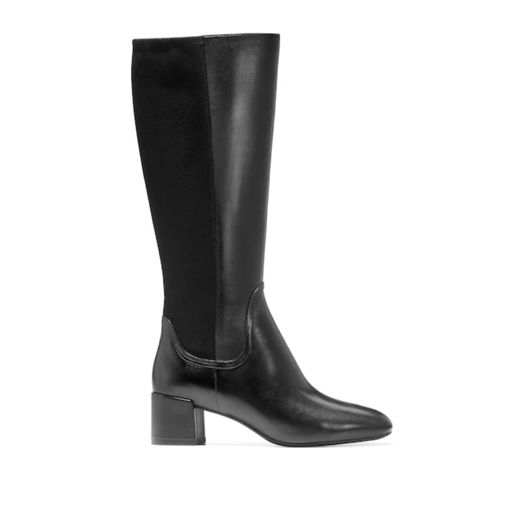 New Cole Haan Serenna Tall Boot Black Leather Sz 10